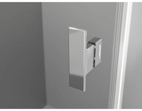 Mexen, Mexen Mist Duo výklopný sprchový kút 115 x 95 cm, priehľadný, chróm - 8A4-115-095-01-00
