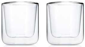 Sada 2 dvojitých šálok na kávu Blomus Nero, 200 ml