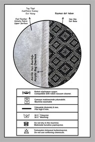 Sivé kúpeľňové predložky v súprave 2 ks 60x100 cm Pendor – Foutastic