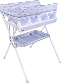 Babify Skladacia spa vanička s farebnými hviezdičkami pre prebaľovanie