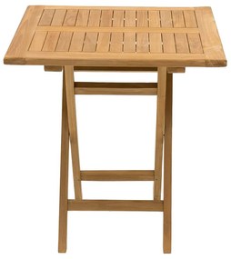 DEOKORK Záhradný skládací stôl ILLA 70x70 cm (teak)