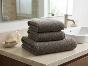 Uterák NORIELLE 50x90 cm tmavosivý, 100% bavlna