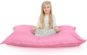 Vankúš na sedenie svetlo ružový nylon