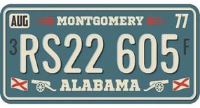 Ceduľa USA značky - Alabama