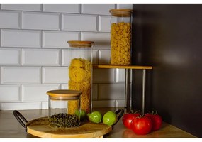 THERMO NÁDOBA NA POTRAVINY S DREVENÝM VEKOM 1,4 L