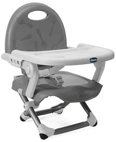 Chicco - Detský prenosný podsedák na stoličku POCKET SNACK šedá