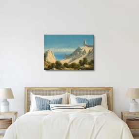 Obraz - Georg Emil Libert, View of Sommerspiret, the Cliffs of Møn, reprodukcia (70x50 cm)