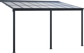 Hliníková pergola BestBerg PZ-15A / 15 m² / šedá