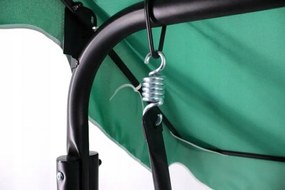 Zahradní houpačka GOODHOME tmavě zelená