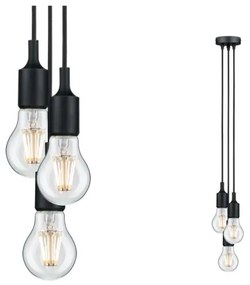 Paulmann 50382 - 3xE27/60W Napájací kábel KETIL 230V