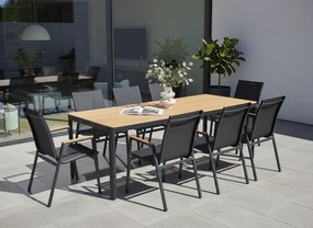 Noela Záhradný jedálenský set Milano + 8x kovová stolička Oslo
