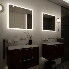 Nimco LED zrkadlo 600x600 s dvoma dotykovými senzormi - ZP 19066VX