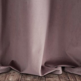 ZATEMŇOVACÍ ZÁVES NA KRÚŽKOCH PIERRE 140X250 CM PÚDROVO RUŽOVÁ