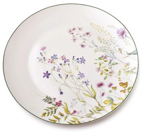 Porcelánový tanier Faccia Verde, (fi) 27,5 cm, kvety