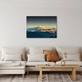 Obraz - vrcholky veľhôr (70x50 cm)