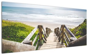 Obraz - Vstup na pláž (120x50 cm)