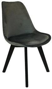 Stolička Mia Black Antracit