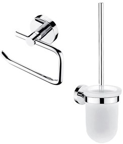 NIMCO UN set-94WN-26 - Nástenná WC štetka a držiak toaletného papiera UNIX chróm