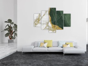 Obraz - Zelený mramor N⁰3 (150x105 cm)