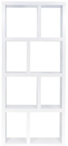 Biela knižnica 70x159 cm Berlin – TemaHome