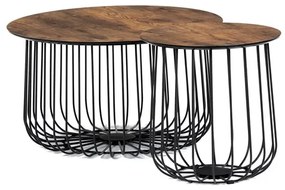 BONTEC Konferenčný stolík 60x60cm, mdf, divoký dub, AF-3007 OAK Farba: Prírodné