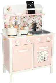 KIK Drevená kuchynská ružová rúra LULILO