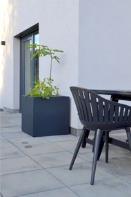 Kvetináč BLOCK, sklolaminát, 60x60x60 cm, antracit