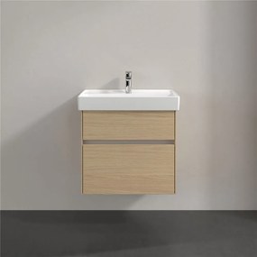 VILLEROY &amp; BOCH Collaro závesná skrinka pod umývadlo, 2 zásuvky, 604 x 444 x 546 mm, Nordic Oak, C00900VJ