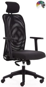 PEŠKA Kancelárska stolička TECHNO čalúnenie KOŽA