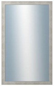 DANTIK - Zrkadlo v rámu, rozmer s rámom 60x100 cm z lišty ANDRÉ veľká strieborná (3157)