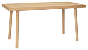 Jedálenský stôl v dekore duba v prírodnej farbe 80x160 cm Herringbone – Hübsch