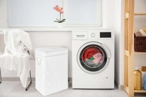 Kôš na bielizeň SOREN biely