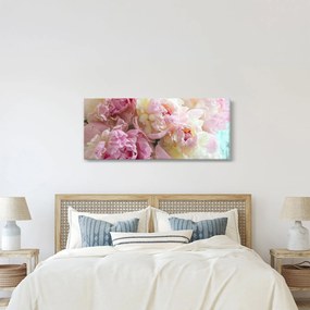Obraz - Pivonky (120x50 cm)