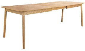 Rozkladací jedálenský stôl s doskou v dubovom dekore 90x180 cm Glimps – Zuiver