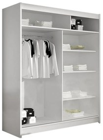 Šatníková skriňa CAMINO III šírka 150 cm - dub sonoma/biela