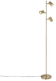 Moderná stojaca lampa bronzová 3-svetlá - Jeana