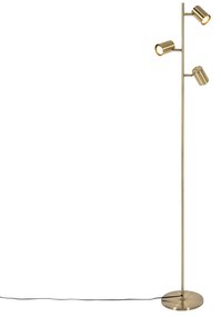 Moderná stojaca lampa bronzová 3-svetlo - Jeana