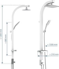 Eisl Sanitär Sprchový komplet Madagaskar 60065