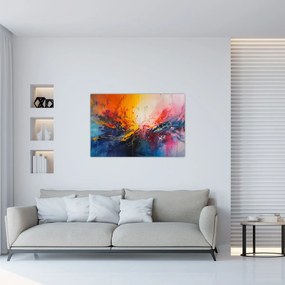 Obraz - Farebná abstrakcia (90x60 cm)