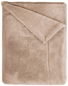 Deka fake Rabbit taupe béžová