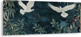 Obraz - Dve holubice (120x50 cm)