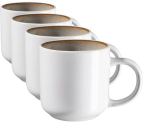 Mäser Súprava hrnčekov na kávu Lunaria Brown 360 ml, 4 ks