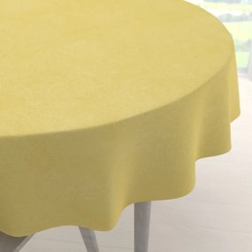 Biante Dekoračný okrúhly obrus BKW-209 Žltozelený žíhaný Ø 110 cm
