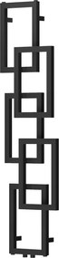 Mexen Grid, dekoratívny kúpeľňový radiátor 1360 x 390 mm, 349 W, čierna, W215-1360-390-00-70