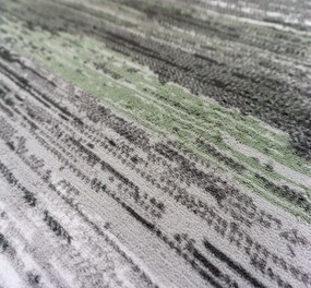 BE Koberec Accra 6505 Grey Green – zelený obdĺžnikový Rozmer: 200x290 cm