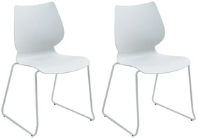 Sada 2 ks stoličiek Houma - biela