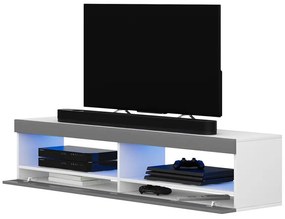 TV skrinka/stolík Violett 100 (s osvetlením) (biela). Vlastná spoľahlivá doprava až k Vám domov. 1098636