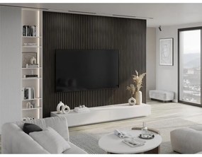 Mexen Lam-B, akustické stenové lamely 275 × 30 cm, HDF doska 4 mm, technická dyha, orech striebristý, S100-275307-3015-009