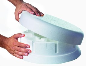 Heissnerov plavák s cirkuláciou vzduchu 200 l/h, 2,5 W na zamrazovanie rybníkov TZ513-00