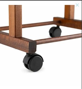 Nemý sluha na šaty Compactor Hector 2, hnedá